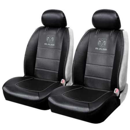 Bottoms Only Seat Cover For Bucket Seat  W/ 1" FOAM CUSHION Dark Gray -Pair